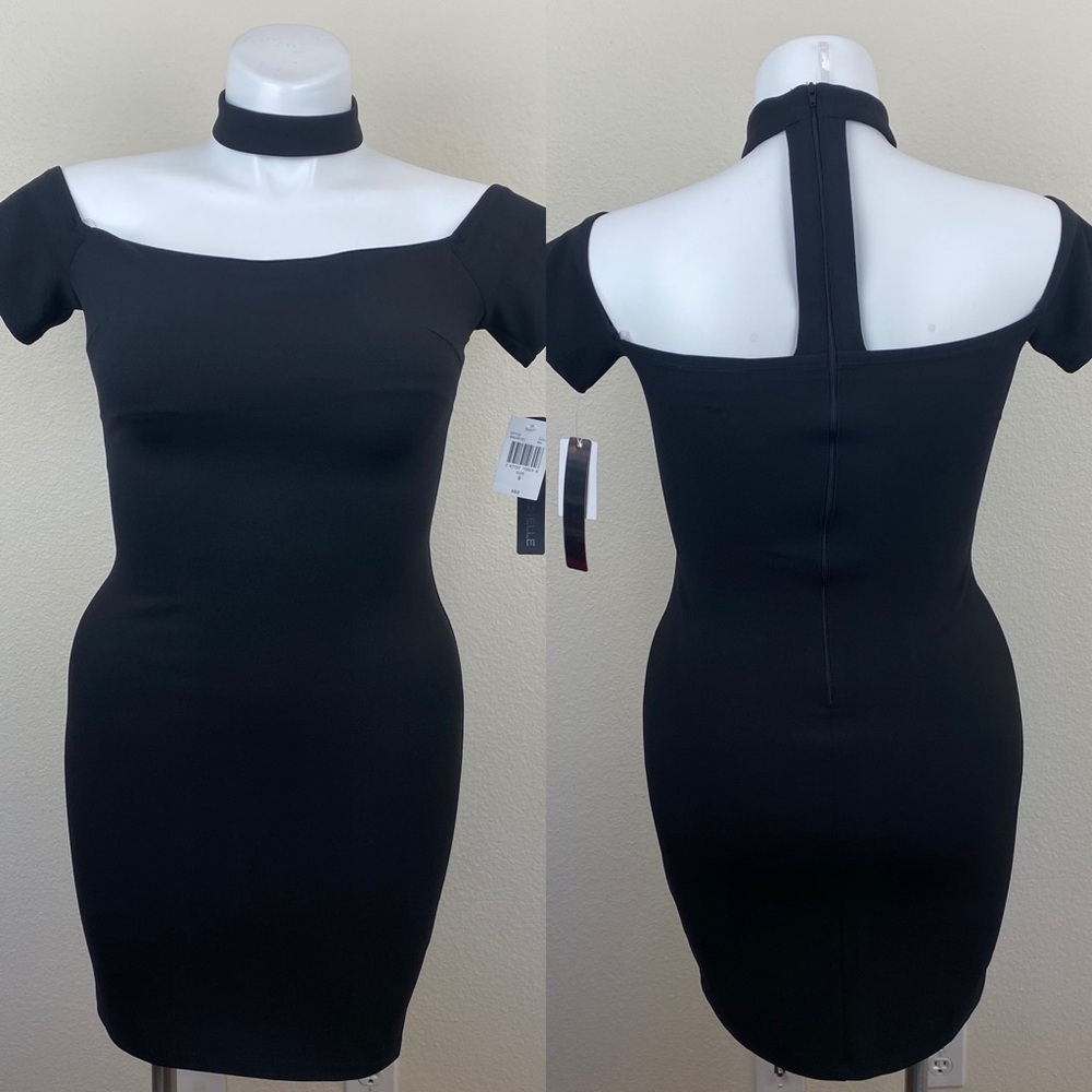 MY MICHELLE Bodycon Black Party Dress Small